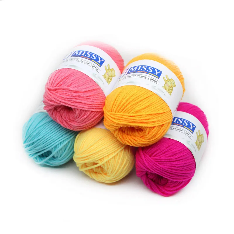 

36pcs Fine Worsted Yarn Thread Cotton Blended Yarn Eco-friendly Colorful Strings for Hand Knitting Sweater
