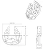 Robot nuevo pinza pinzas Servo soporte mecánico montaje garra brazo Kit Diy juguete para Arduino Compatible con Mg996... Mg995... DS3218 ► Foto 3/6