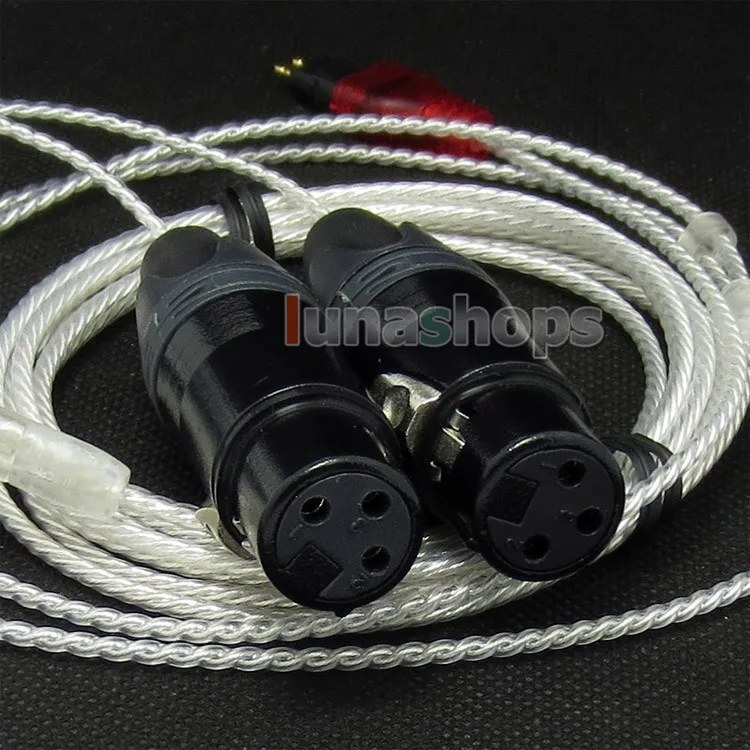 3-конт. XLR Female PCOCC+ посеребренный кабель для Sennheiser CL-II HD480 HD490 HD520 II HD530 HD540 HD560 LN004743