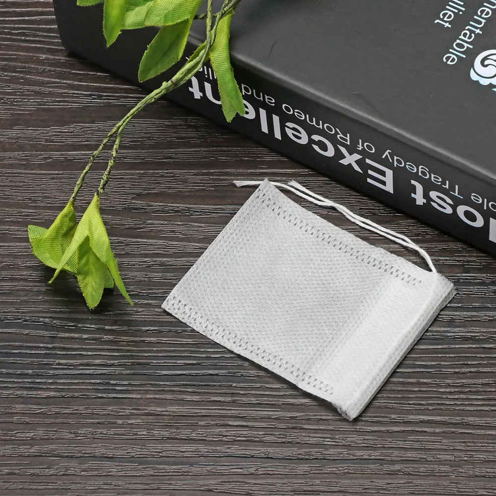 100 шт./лот одноразовые чайные пакетики заживляющая уплотнительная фильтровальная бумага для травяной листовой чай пустые ароматизированные чайные пакетики со струной Bolsas De Te