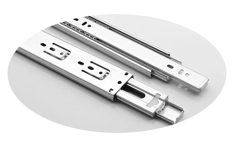 3 пар/лот 1"-24" полный удлинитель 60-100 фунтов шарикоподшипник выдвижные ящики с винтами мягкое закрытие ящика направляющие шкафа