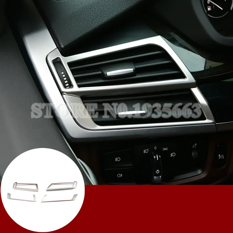 For BMW X5 F15 Interior Dashboard Side Air Vent Outlet Cover Trim 2014