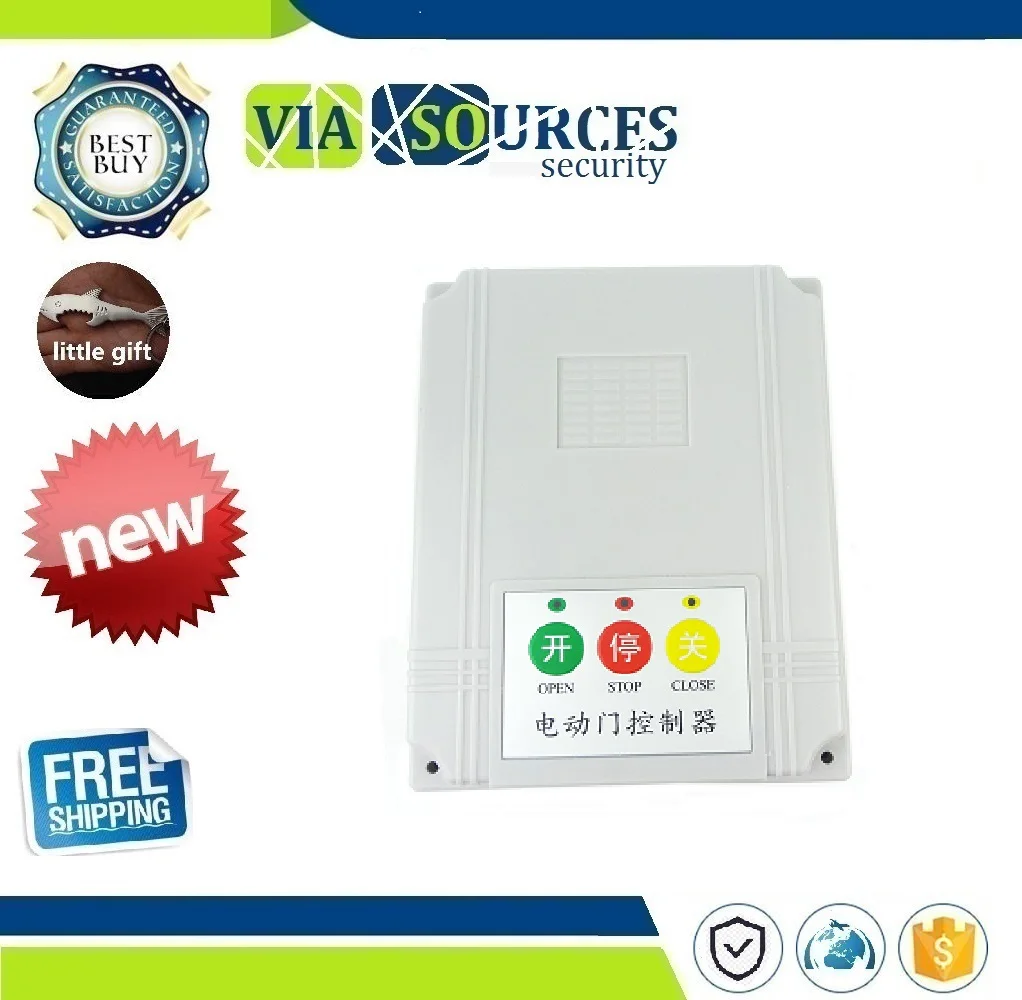 

AC220V/AC230V Door controller for sliding gate opener and Single motor with rail retractable door with remote control