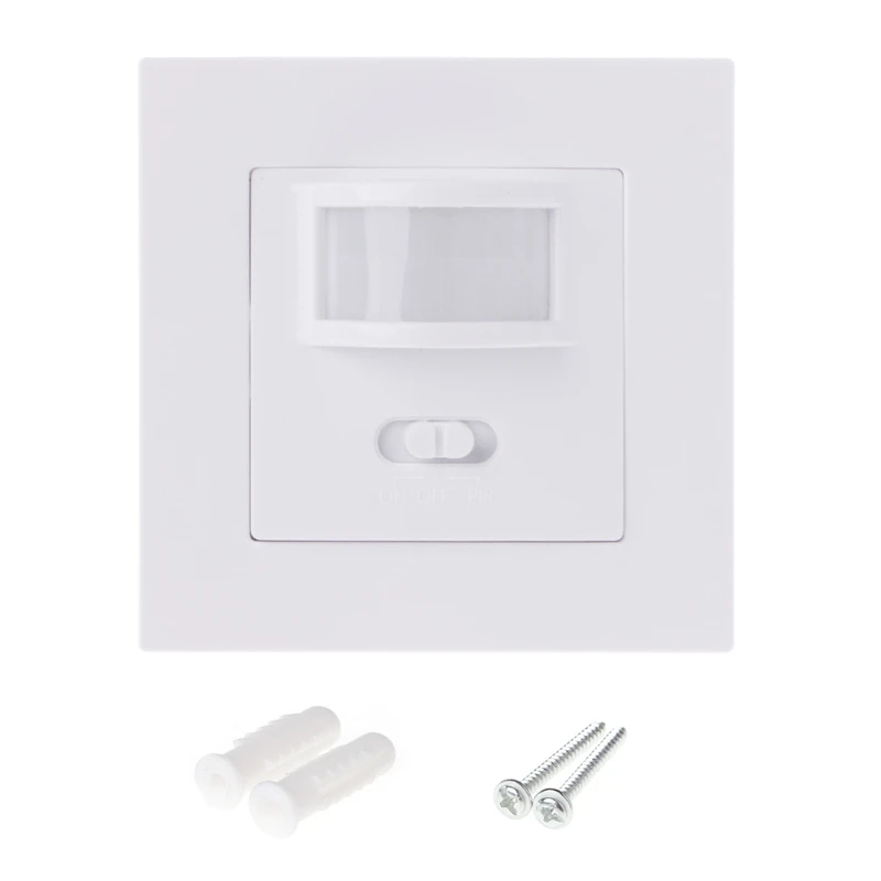 

AC 110V - 240V PIR Sensor IR Infrared Motion Sensor light PIR Switch Recessed Wall Module With PIR ON OFF Body Move Induction