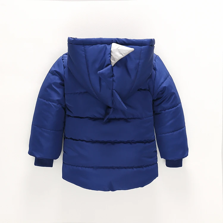 05 jackets for boys hoodies down parka Children's outerwear & coats winter wearing baby Girls Warm kids Clothes dinosaur Cartoon