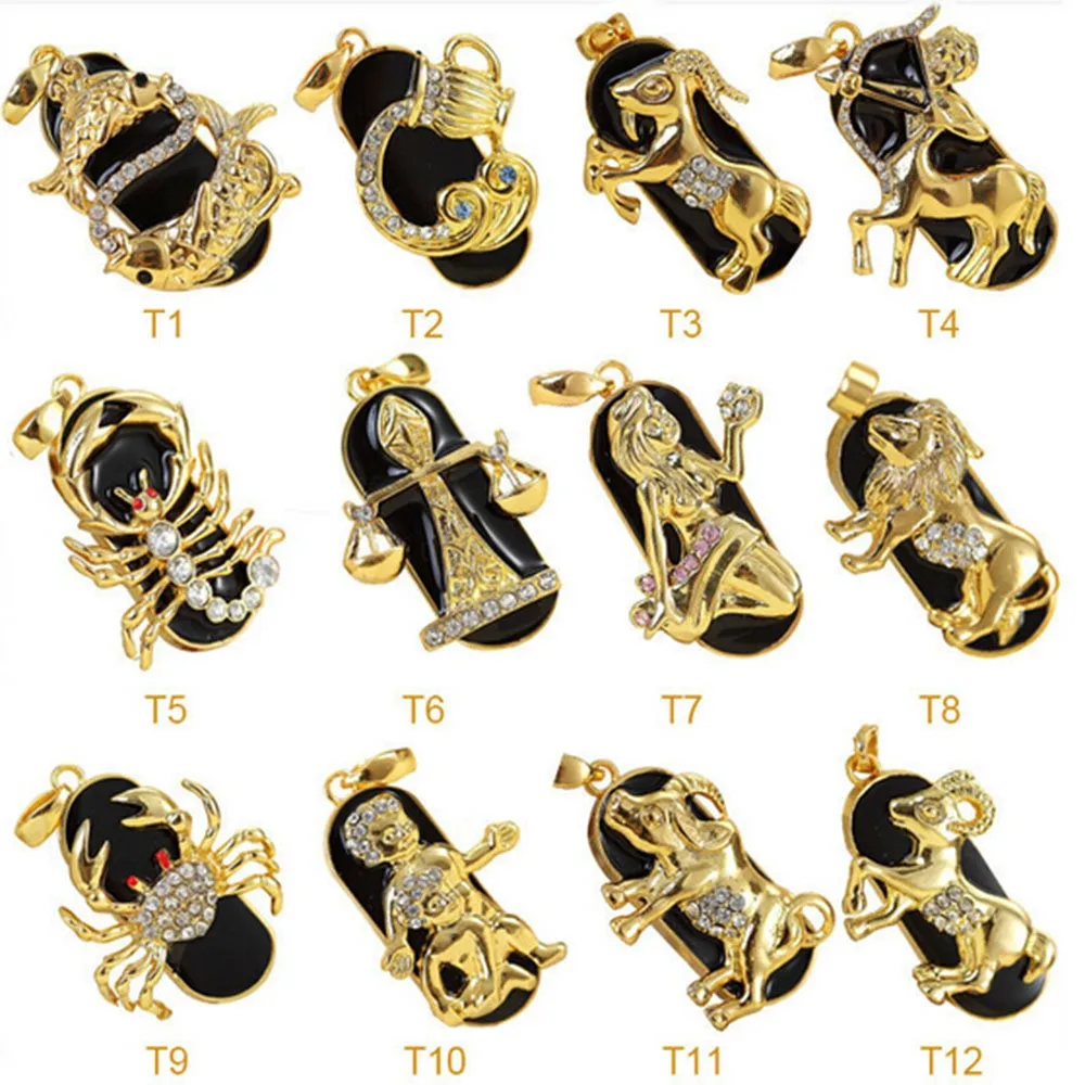 New-Arrival-Luxury-12-constellations-Diamond-Metal-material-2GB-4GB-8GB-16GB-32G-USB-2-0