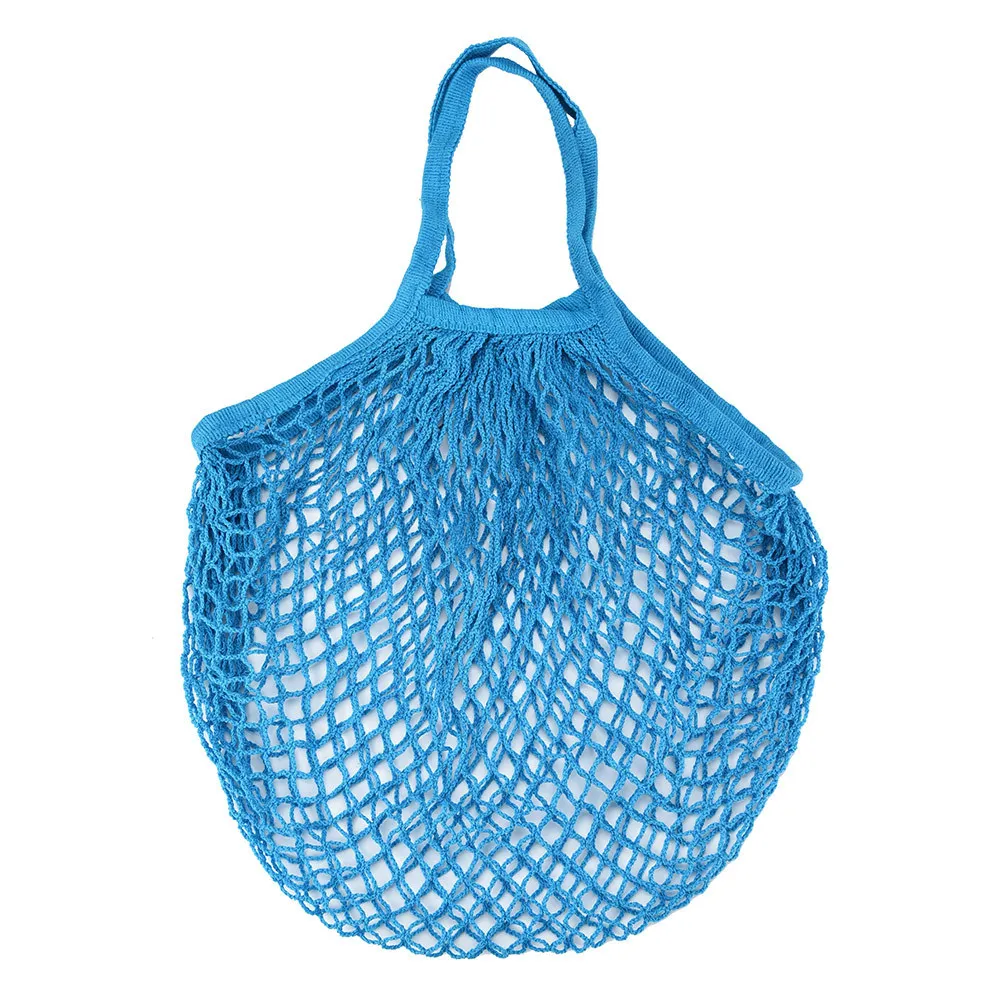 New Mesh Net Turtle Bag String Shopping Bag Reusable Fruit Storage Handbag Totes Women Shopping Mesh Bag Shopper Bag