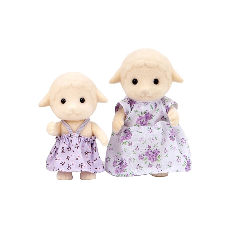Sylvanian Families семья овец 3 шт. набор родителей и детей кукольный домик животные
