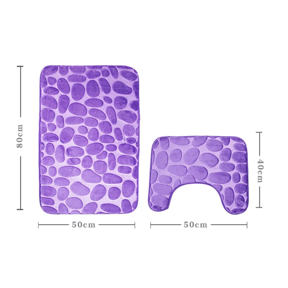2 шт. нескользящий коврик для ванной с присоской, коврик для ванной комнаты, кухни, коврик для двери, 3d коврики для ванной комнаты, tapis de bain 3d tapis de bain#40