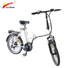 Складной 2" электрический велосипед с 250 Вт безщеточный 36V10Ah литиевая батарея два сиденья белый PAS мотоциклов OEM складной e-велосипедов