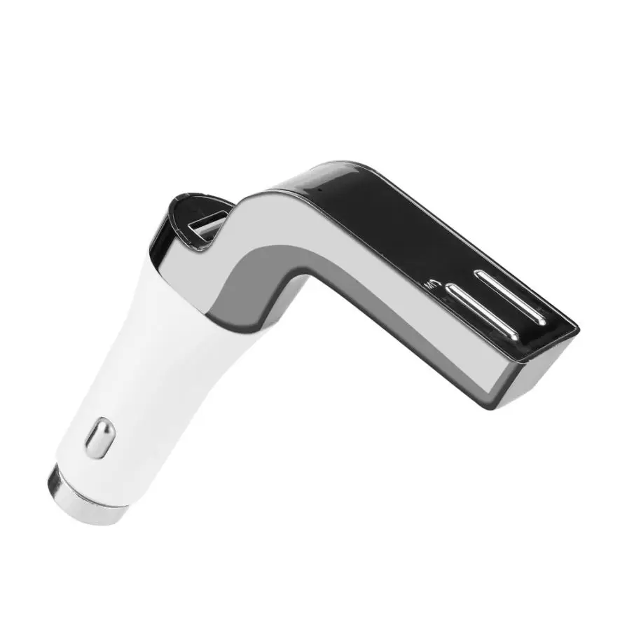 Bluetooth Car Kit Handsfree LCD FM Transmitter Radio Adapter MP3 Player Dual USB Charger SD 