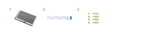 Waveshare 5 шт./лот 272 дюймов 480x4,3 сенсорный ЖК-дисплей (A) 40pin кабель LCM TFT дисплей сенсорный экран модуль графический ЖК-дисплей модуль