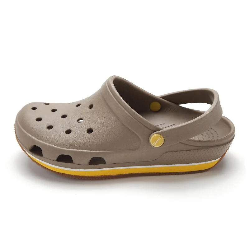 2018 Summer Mens Clogs Beach Slippers For Men Garden Shoes Mule Clogs Fashion Candy Color Adult Mens Clog Unisex EVA Materials