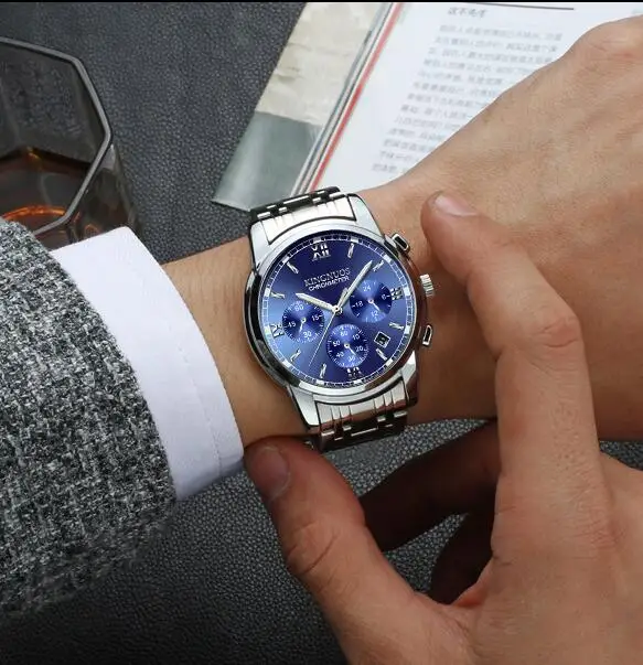 Часы мужские кварцевые из нержавеющей стали 2019|wristwatch brand|wristwatch for menwristwatch stainless steel
