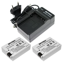 2Pcs 1800mAh Li ion LP E8 LP E8 Battery Pack AC Car Charger Kits For Canon