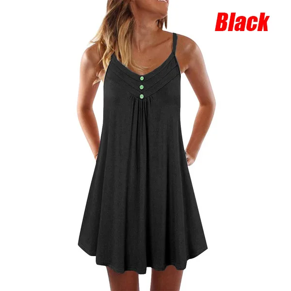 

Summer dress women 2019 sundress hot sale explosion women dress sexy loose v-neck sling dresses vestidos de verano new arrivals