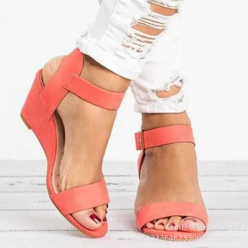 

2019 Fashionable and Comfortable Wedges for Women Heels Summer Shoes Womens Women Sandals