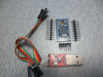 

10PCS=5LOT 5pac CP2102 Module + 5PCS Pro Mini Module Atmega328 5V 16M For Arduino Compatible With Nano