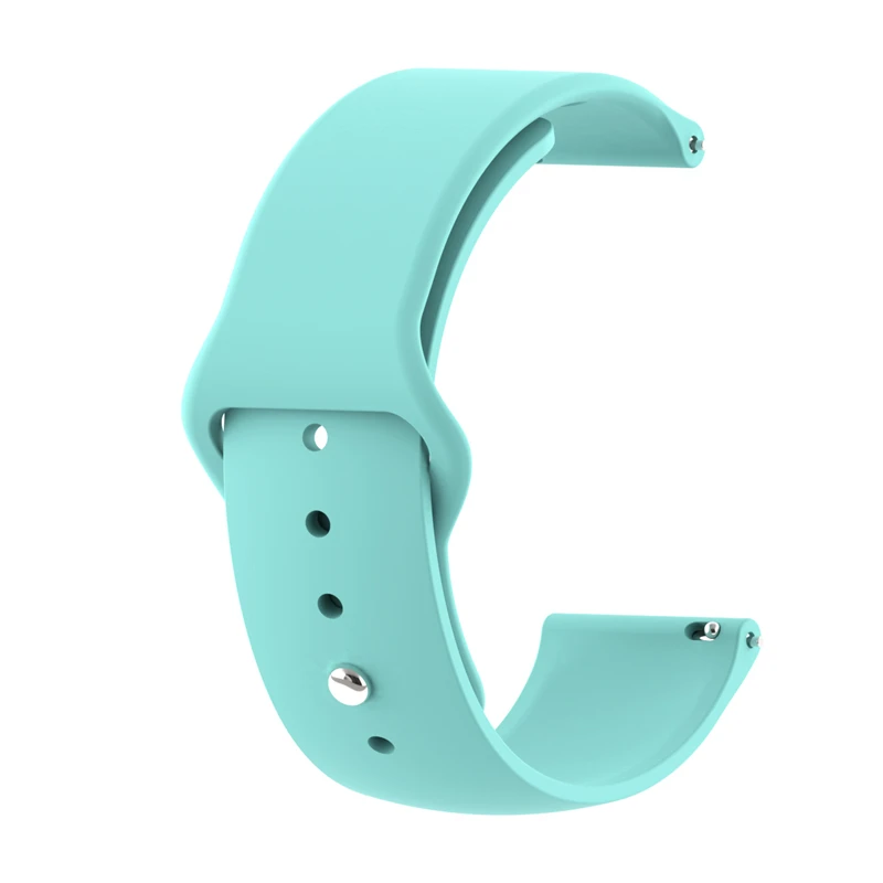 22 мм мягкий силиконовый ремешок для часов huawei Watch GT Силиконовые браслеты для Honor умные часы Волшебная замена Браслет ремешок - Цвет ремешка: Mint green