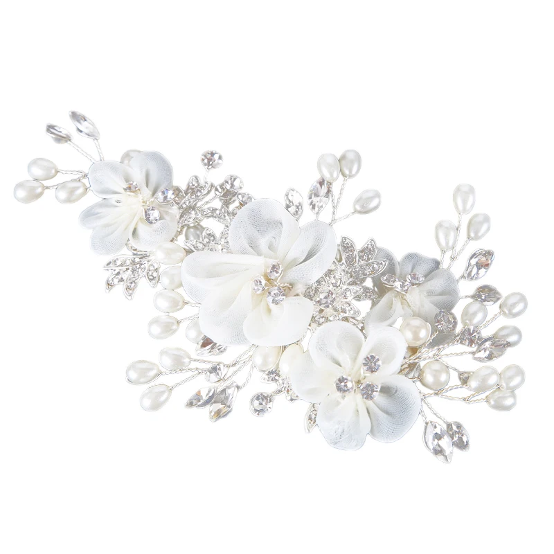 

Headband Rhinestone Tiara Bridal Headpieces Flower Hair Ornament Bride Hair Accessory Hairband Headdress Decoration