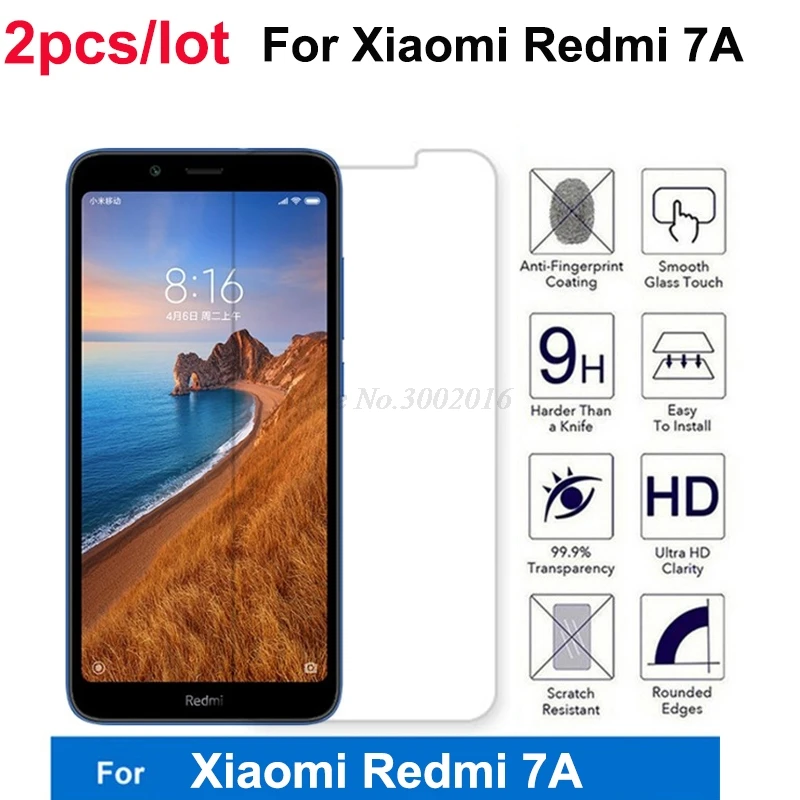 Закаленное стекло для смартфона Xiaomi Mi 9T 2 шт. пленка Redmi Note 7 защиты экрана GO 5 6 7A K20