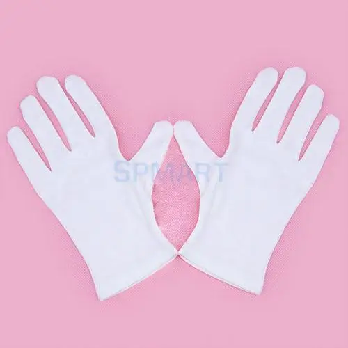 

2 Pairs White Magicians Gloves Mime Clown Costume Magic Tricks