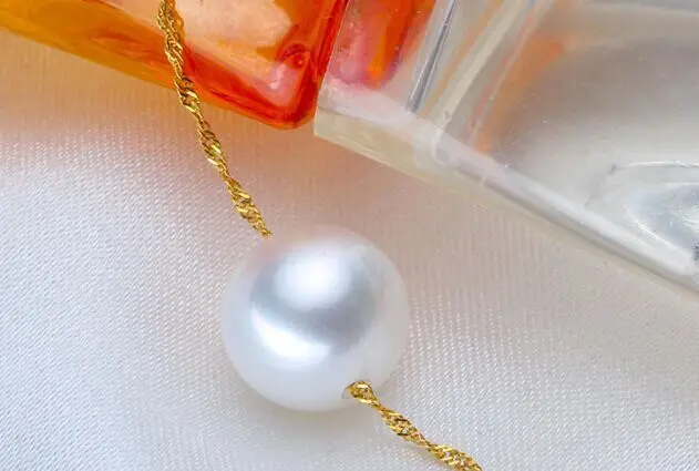 

Free Shipping HUGE 13MM NATURAL SOUTH SEA GENUINE WHITE PERFECT ROUND PEARL NECKLACE PENDANT (09.08)