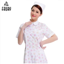 Униформа медсестры медицинская чистая одежда магазин красоты короткий рукав медицинская одежда больница спа аптека Женская рабочая одежда