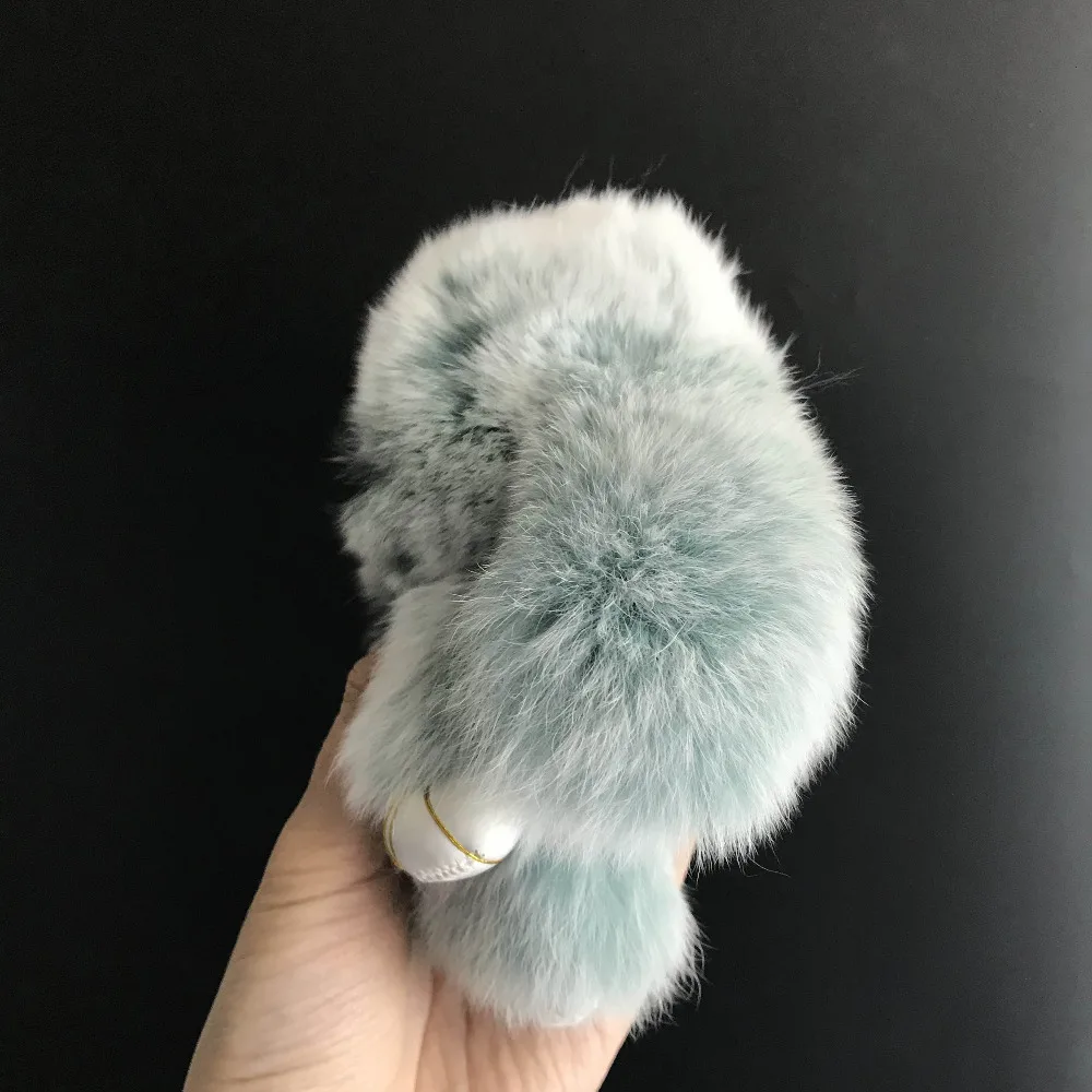 Magicfur Новинка! Брелок для ключей настоящий мех кролика кролик 1 шт.|Брелоки| |