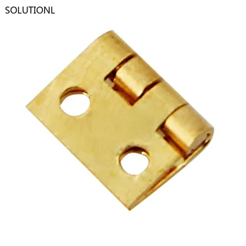 

20pcs Mini Small Metal Hinge for 1/12 House Miniature Cabinet Furniture Hinges