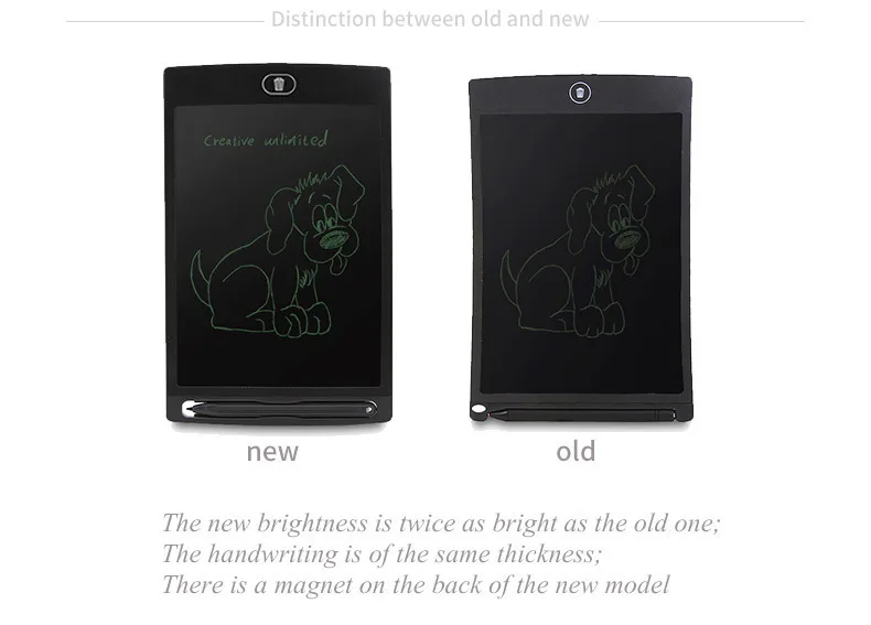 8,5 дюймов ЖК-планшет для письма Портативный электронный цифровой почерк колодки сообщения Doodle Memo Art доска для рисования+ стилус