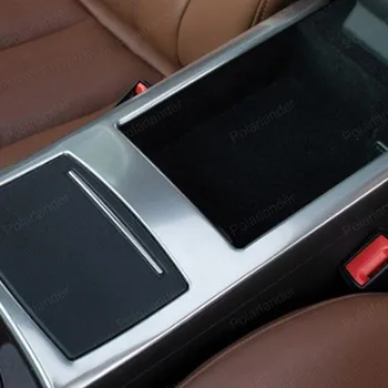 

Ashtray Holder cover Center Storage Box Trim Interior Accessory For A/udi A6L stainless steel Frame sticker