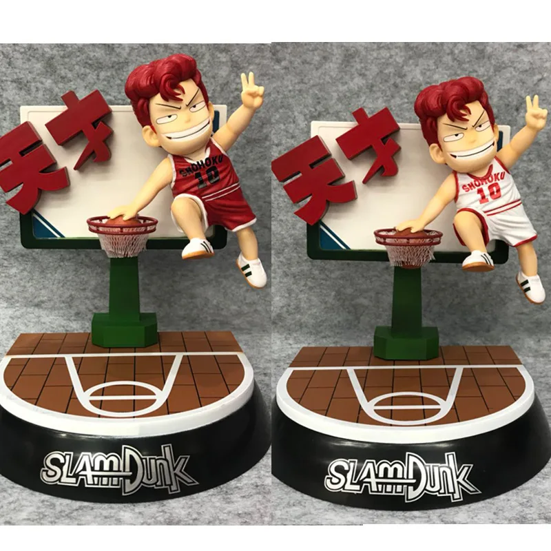 

HKXZM Anime Slam Dunk Genius Hanamichi Sakuragi Dunk Ver. PVC Figure Collectible Model Toys Gift