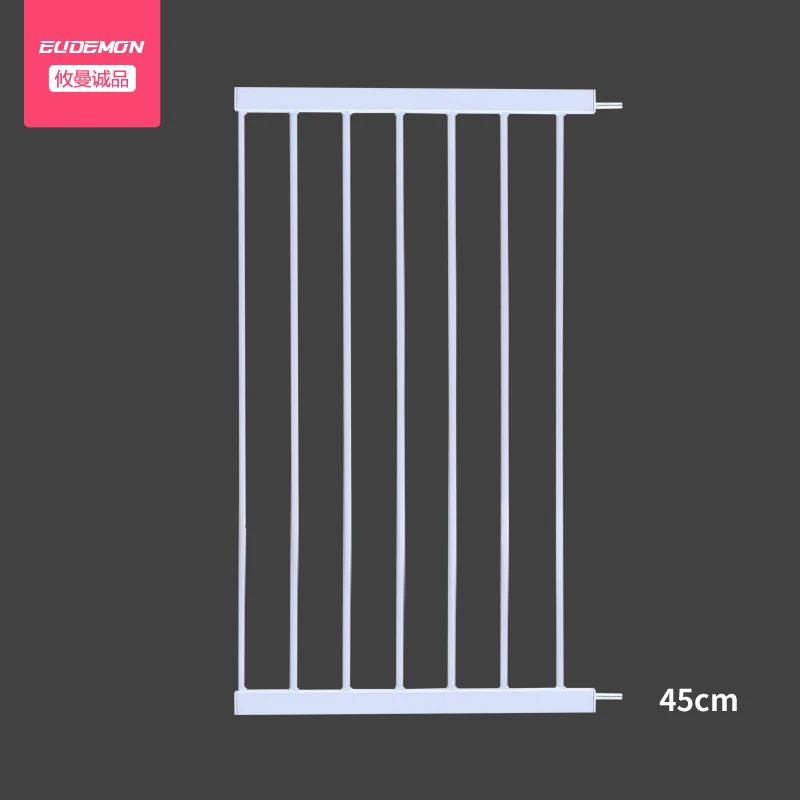 White panel safety gate panel extend 10cm 45cm