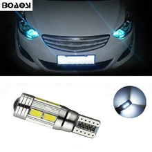 BOAOSI 1x Car LED T10 Canbus W5W No error Wedge Light For Hyundai solaris accent i30 ix35 i20 elantra santa fe tucson getz