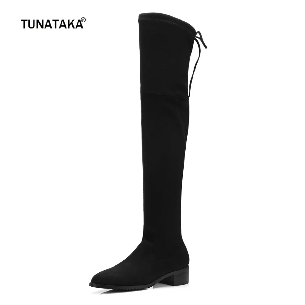 winter boots flat heel