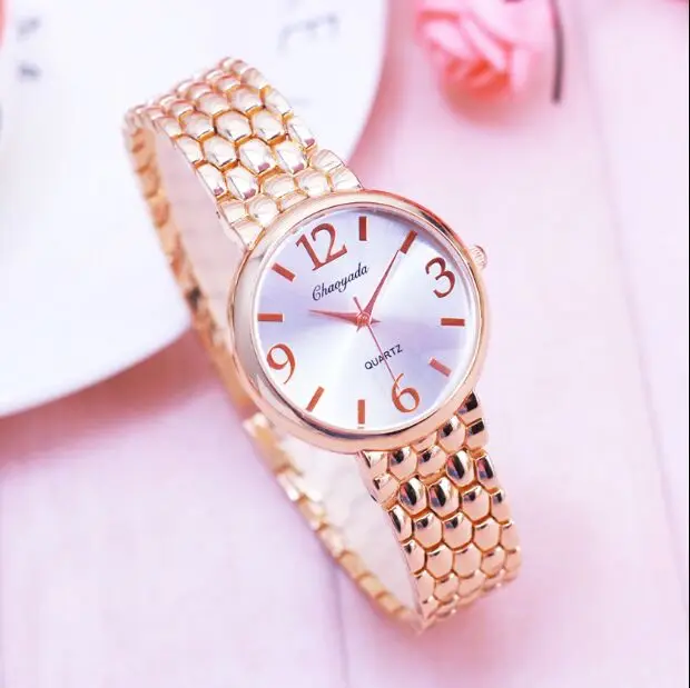 Femmes de luxe Bracelet montre CHAOYADA marque de mode Rose or Quartz montres dames robe Sport montre horloge Dropshiping