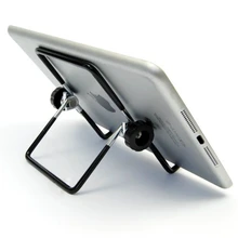 Desktop Metal Steel Multi-angle Non-slip Portable Foldable Adjustable Folding Stand Holder For iPad 2 3 4 Air Mini Tablet PC