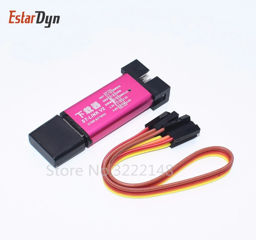 1 шт. ST LINK Stlink ST-Link V2 Mini STM8 STM32 симулятор скачать программист Программирование с крышкой