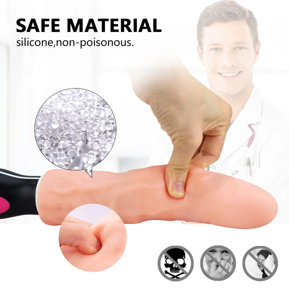 Водонепроницаемый фаллоимитатор с 12 скоростями G Spot Vibration Женская эротическая