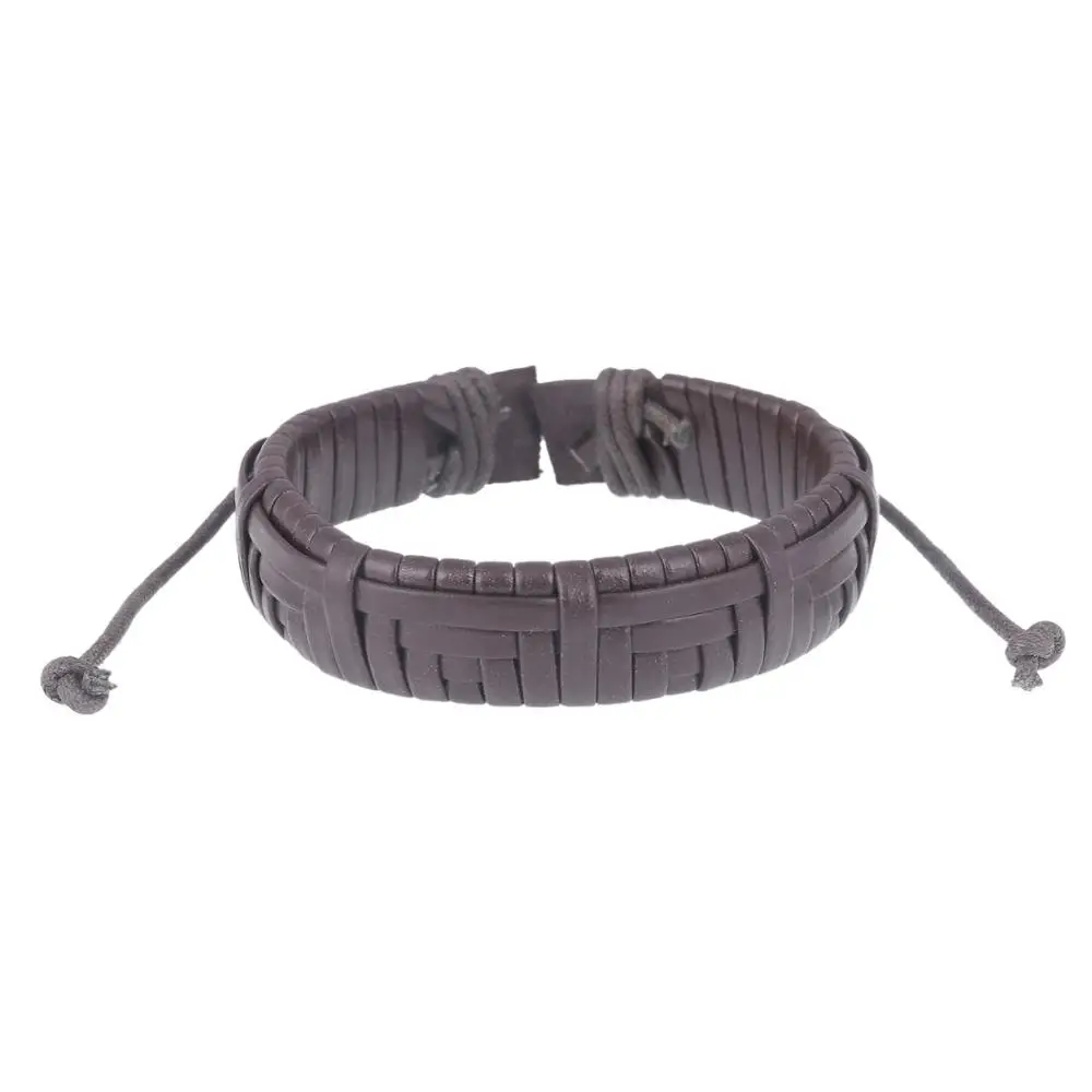 ZOSHI Панк мужские ювелирные изделия плетеный кожаный браслет мужской браслет ручной работы модный мужской браслет на запястье подарок цена - Окраска металла: SL949