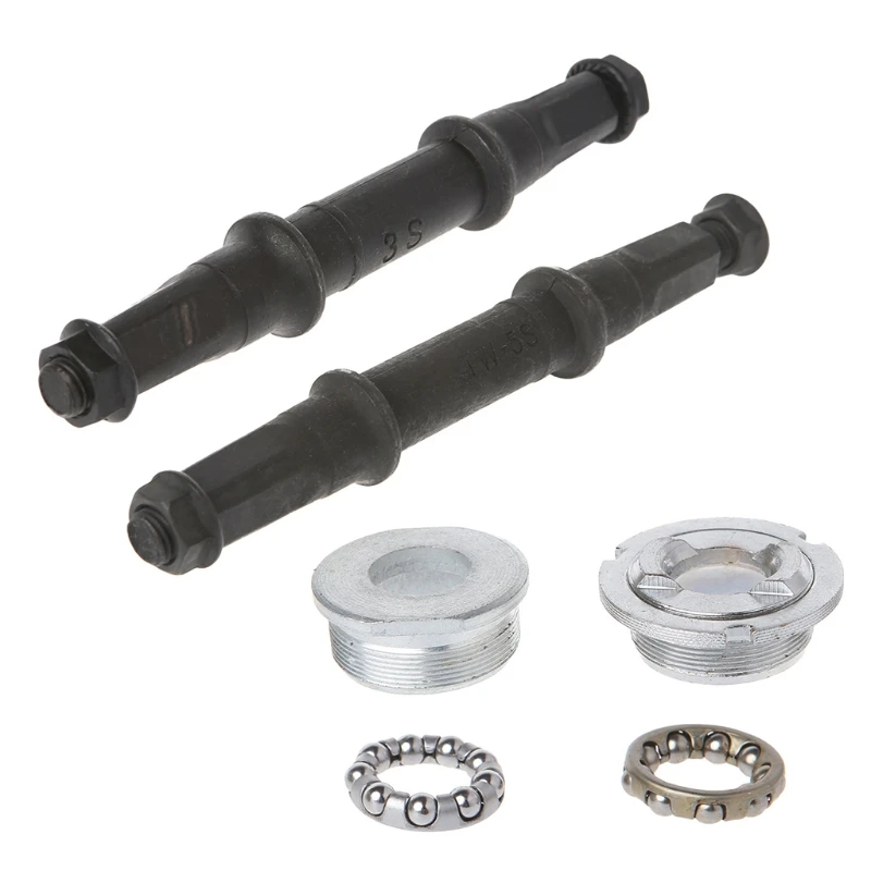 

Bicycle Shaft Axie Bottom Bracket Fixed Bike Crank Square Hole Cycling Steel MTB #35/17L