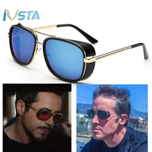 IVSTA Tony Stark, солнцезащитные очки для мужчин, Железный человек, Matsuda, стимпанк, солнцезащитные очки, Ретро стиль, большие солнцезащитные очки, UV400