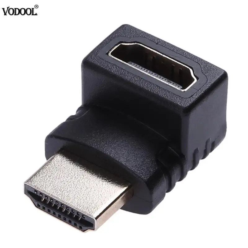 1080P HDMI конвертер Папа мама адаптер M/F L образный правый угол 90 градусов локоть