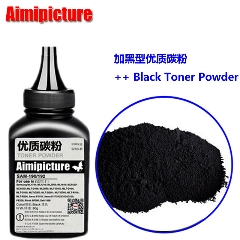 ML3470 ML-3470 Black Refill Toner Powder For Samsung ML-3470D ML3471ND 100%  Compatible New Toner Powder 80g/bottle/LOT - AliExpress