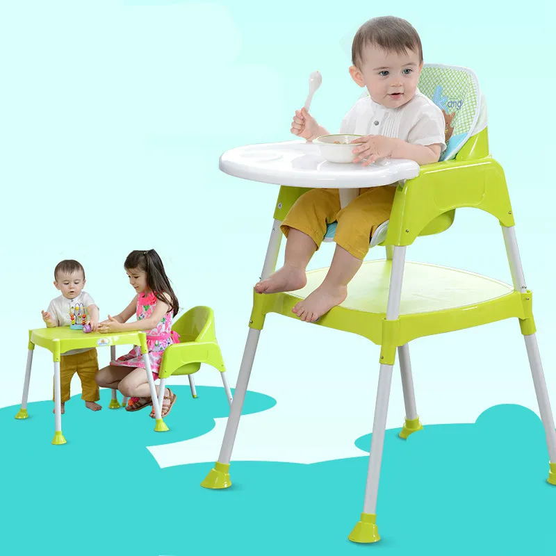 Портативный прекрасный детский стульчик многофункциональный ребенка стул складной объединить Стиль маленьких Кормление стул мягкий