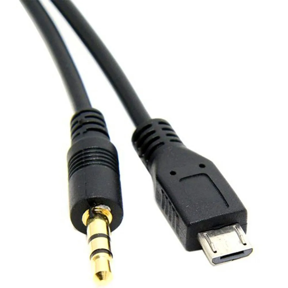 interfaz micro USB y cable de audio auxiliar de 3,5 mm Música para coche MDI AMI MMI 30 cm