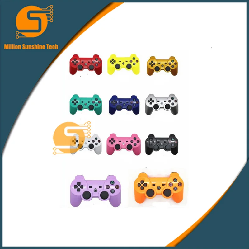 

Wireless Bluetooth Game Controller 2.4GHz 11 Colors For SIXAXIS Playstation 3 Control Joystick Gamepad free shipping