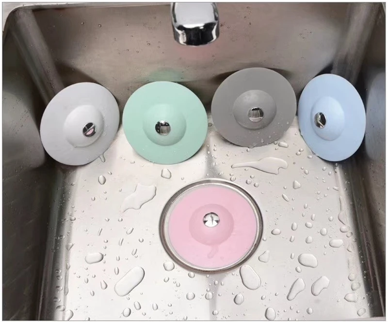 Bathroom Odor proof Silica Gel Floor Drainage Cover Sewer Plugging Sink Bath Face Basin Plug Water Shower Floor Drains Bathroom Odor proof Silica Gel Floor Drainage Cover Sewer Plugging Sink Bath Face Basin Plug Water Shower Floor Drains