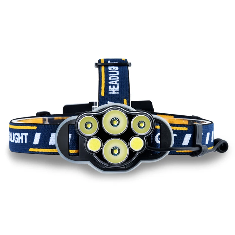 

Strong Light Fishing Head Lamp New Style LED+COB Head Lamp Holder Outdoor Charging Waterproof Super Bright Flashlight Headlamp